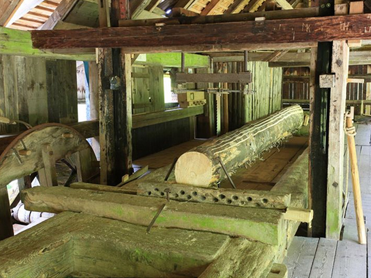 Drop sawmill in Fröhnd