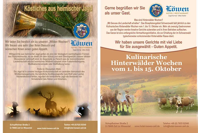 Hotel Restaurant Löwen aus Zell im Wiesental